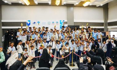 بحضور شعبي ورسمي مدرستي سماء عدن و نبراس يقيمان البطولة المدرسية الثالثة للروبوت والذكاء الاصطناعي