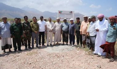 بدء الأعمال الإنشائية بمحطة "الشيخ زايد 7" شرق سقطرى