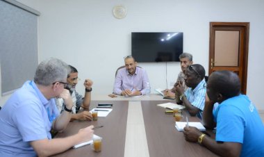 باخبيرة يناقش مع اليونيسف خطط ومشاريع تعزيز خدمة المياه بعدن