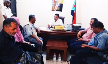 رئيس انتقالي أبين يطلع على حجم التعديات للمساحة الزراعية بإدارة مشاتل الفاكهة بمكتب الزراعة بالمحافظة