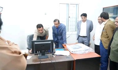 المحافظ بن الوزير يدشن نظام الأرشفة الإلكترونية لفرع هيئة الأراضي بالمحافظة.