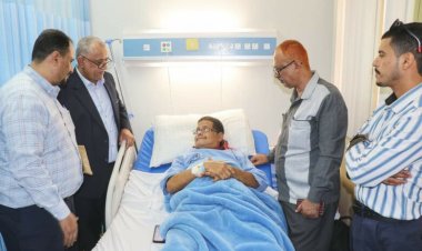 مدير مكتب رئيس مجلس القضاء يطمئن على صحة مدير إعلام النيابة العامة