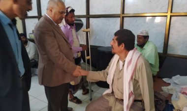 مدبر.عام صحة عدن يتفقد مركز الاطراف الصناعية والعلاج الطبيعي