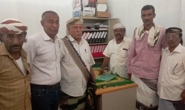 اجراء مراسم التسليم والاستلام لرئاسة الهيئة التنفيذية بانتقالي أحور