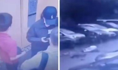 كاميرات توثق لحضة انتحار جماعي لعائلة بالقفز من أعلى سطح عمارة