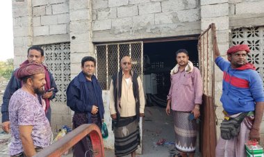 بجهود ومتابعة انتقالي أبين إصلاح محول حي الأثار بجعار