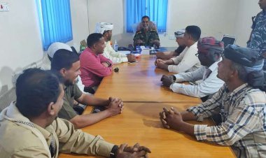 تنفيذية انتقالي الشحر تلتقي مدير أمن المديرية