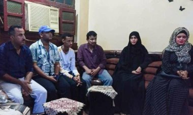 انتقالي الشيخ عثمان يزور أسرة الفقيد والكاتب الصحفي نجيب اليابلي