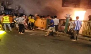 اندلاع حريق في مطعم شعبي بالعاصمة عدن