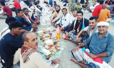 ممثلو أبين بالمجلس الاستشاري والجمعية الوطنية يشاركان في الإفطار الجماعي بمناسبة الذكرى الـ 9 لتحرير العاصمة عدن