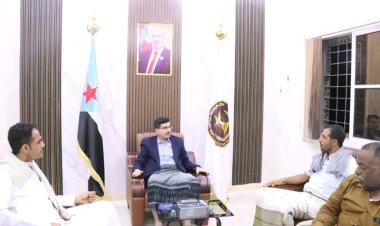 بن عفرار يلتقي بنائب رئيس الدائرة التنظيمية بالأمانة العامة للمجلس الانتقالي الجنوبي