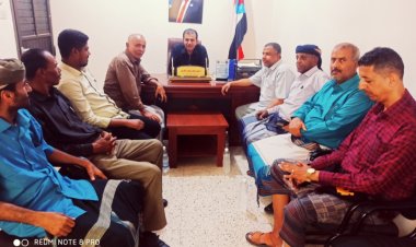 نائب رئيس انتقالي أبين يلتقي رئيس النيابة العامة للاستئناف بالمحافظة