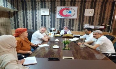 مدير عام مستشفى الصداقة تناقش مع منظمتين دوليتين مستجدات تفشي وباء الكوليرا