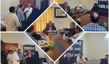 وكيل محافظة حضرموت للشؤون الفنية يزور فرع الهيئة العامة لحماية البيئة