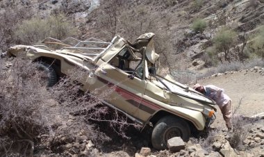 حادث سير مروع يؤدي بوفاة شخص وإصابة آخرين بالضالع