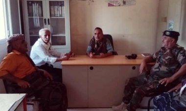 رئيس تنفيذية انتقالي مودية يتفقد مبنى أمن المديرية