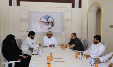 رئيس اتحاد شباب الغد يترأس الاجتماع الدوري لرؤساء فروع الاتحاد بالمديريات والقطاع النسوي بالمهرة