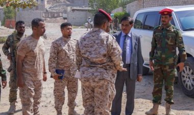 البحسني يتفقد وحدات عسكرية وأمنية بساحل حضرموت