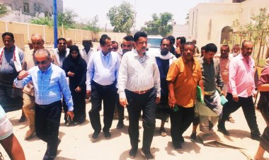 انتقالي أبين والسلطة المحلية بالمحافظة يطلعان على احتياجات المنشآت الصحية في مديريتي زنجبار وخنفر