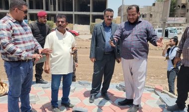 مدير عام المنصورة يتفقد مشروع إنشاء حديقة ومواقف للسيارات بشارع التسعين