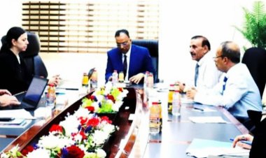 ئيس مصلحة الجمارك يناقش مع فريق دولي مستوى الاستفادة من الدعم الفني الأوروبي