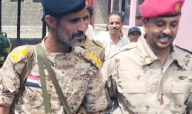 العميد الجنيدي والعقيد السعدي يجددان العهد بمناسبة الذكرى السابعة لإعلان عدن التاريخي وتأسيس المجلس الانتقالي الجنوبي .