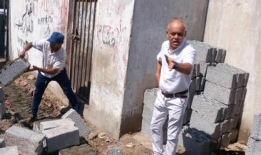 مكتب الاشغال بالمنصورة يزيل أعمال بسط طالت مقبرة الرحمن بالمديرية