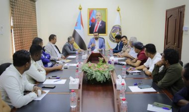 رئيس الهيئة الوطنية يلتقي مديري إدارات الإعلام والثقافة بمحافظات الجنوب