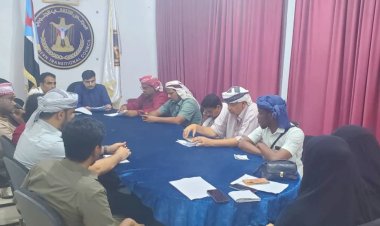 انتقالي المهرة يقف على آخر ترتيبات احتفالية إعلان عدن التاريخي وتأسيس المجلس.