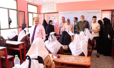 مدير عام دارسعد يدشن امتحانات نهاية العام الدراسي لمراحل النقل الداخلي