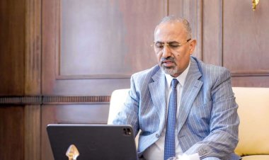 الرئيس الزُبيدي يناقش مع السفير الأمريكي مستجدات الأوضاع الإنسانية والسياسية في بلادنا