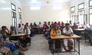 انتقالي سرار يؤكد وقوفه إلى جانب مدير عام المديرية لمعالجة الاختلالات في كافة المرافق الخدمية