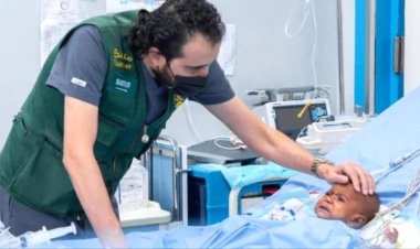 نبض السعودية يجري 89 عملية جراحية لأمراض وجراحة القلب للأطفال بالمكلا