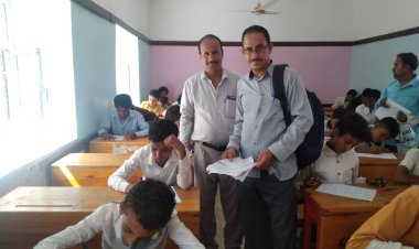 الضالع : مكتب التربية بالازرق يدشن اختبارات الفصل الدراسي الثاني