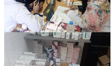 تدشين المخيم الطبي المجاني لمرضى الأمراض المزمنة بالمجمع الصحي بالتواهي