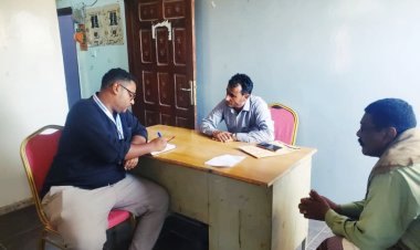 أبين: اليوسفي يلتقي بمنسق منظمة التكافل الإنساني