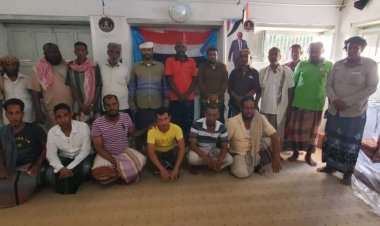 انتقالي الشحر يعقد لقاءً موسعاً بأعضاء القيادة المحلية ورؤساء اللجان المحلية بمدينة الحامي