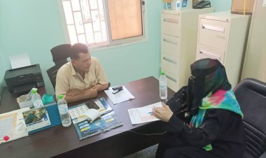 منسقة مشروع رأس المال البشري تنفذ نزولا ميدانيا لتقييم المرافق الصحية المدعومة من البنك الدولي بعدن