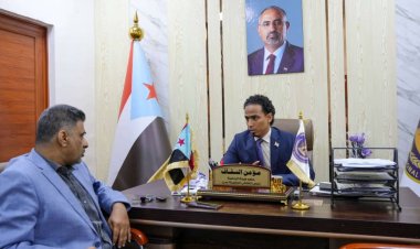 السقاف يبحث مع مدير عام مؤسسة المسالخ بعدن آلية توزيع الأضاحي المقدمة من الرئيس الزُبيدي