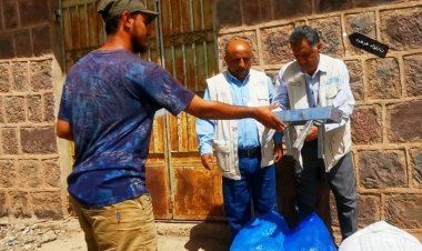 السلطة المحلية في الحصين تدشن مشروع خدمات توزيع الحدائق المنزلية وانتاج الدواجن