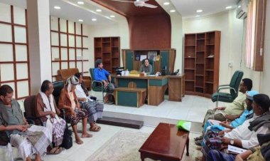 لقاء لأمن العاصمة عدن مع رؤساء جمعيات الصيادين لمناقشة الحد من تهريب المخدرات والمهاجرين غير الشرعيين