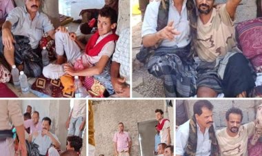 المعكر يؤدي واجب العزاء لأسرة الشهيد عبد اللطيف المرهبي في مسقط رأسه في الضالع