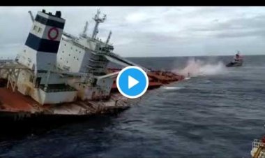 فيديو لناقلة النفط الكورية يفضح الادعاءات الكاذبة لمليشيات الحوثي