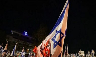 مئات الإسرائيليين يتظاهرون في عسقلان للمطالبة بإسقاط حكومة نتنياهو