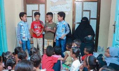 مؤسسة الأمل النسوية مكتب الشحر تدشن المخيم الصيفي الرابع للأطفال