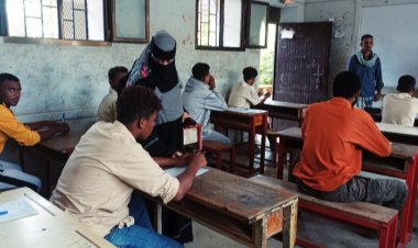 إدارة التعليم بانتقالي أبين تختتم امتحانات الثانوية العامة بمديرية خنفر