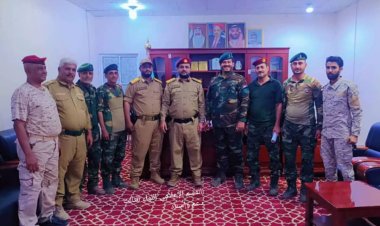 قيادة اللواء الثالث دعم وإسناد تبارك لضباط اللواء الخريجين من معهد تأهيل القيادة والاركان بالعاصمة عدن