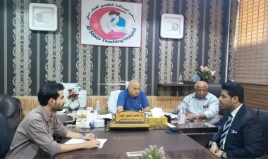 صحة عدن وشركة دايمكس يبحثان سبل التعاون المشترك في تعزيز الخدمة بمستشفى الصداقة