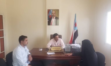 رئيس انتقالي أبين يؤكد استعداده بتذليل كافة الصعوبات التي تواجه سير عمل جمعية الأمل للمكفوفين