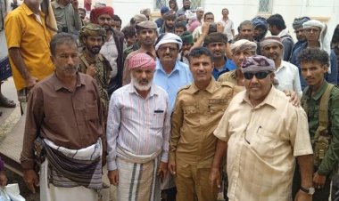 صلح قبيلي ينهي قضية ثأر بين قبيلتين في مكتب كلد يافع